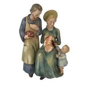 GOEBEL HUMMEL THE HOLY FAMILY JESUS HX245 FIGURINE WEST GERMANY